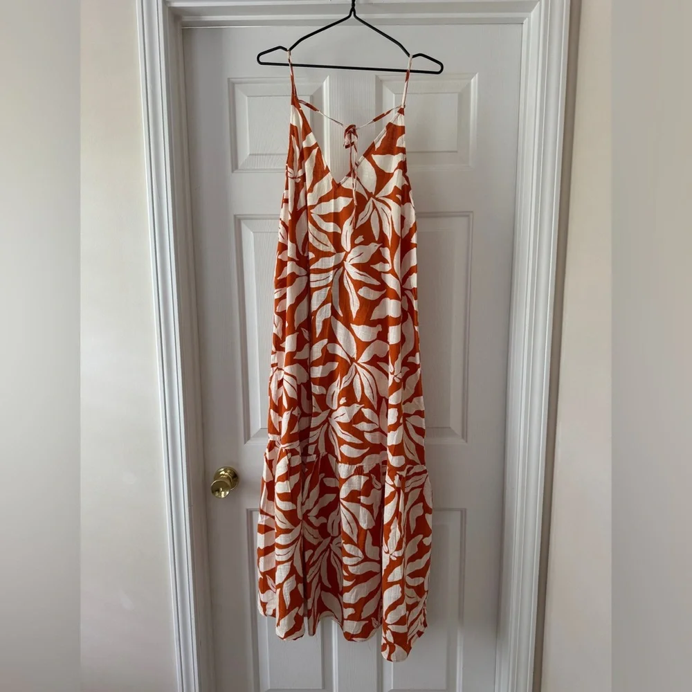 LONG A-LINE DRESS - Picture 2 of 3